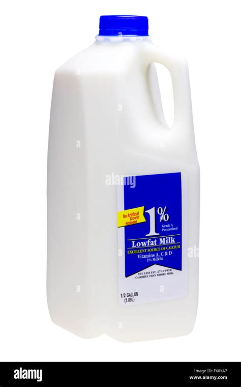 Half A Gallon Of Milk Stock Photo Alamy