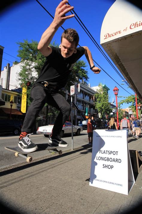 Sidewalk Skate Session Chinatown Diy Kicker Flatspot Longboard Shop