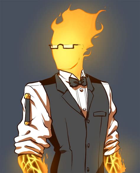 Grillbz So I Saw This And Id Never Drawn Grillby Before But This Was