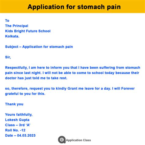 5 Application For Stomach Pain