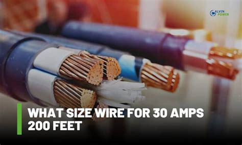 What Size Wire For 30 Amps 200 Feet Wire Size Calculator