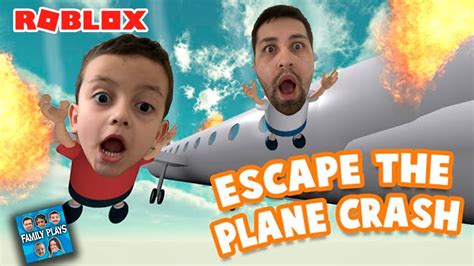 Nosso AviÃo Caiu Roblox Escape The Plane Crash Obby Youtube