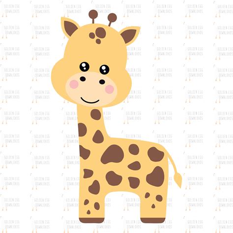 Cute Giraffe Svg Baby Giraffe Svg Baby Giraffe Clipart Etsy Canada