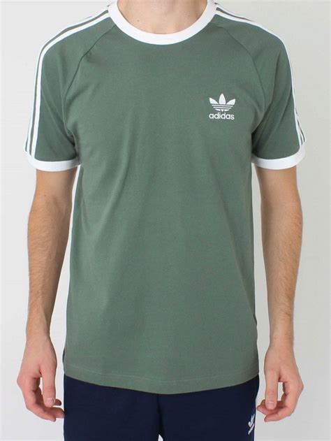 Buy online today, delivered to your door. Adidas 3 Stripes T.Shirt in Green | Northern Threads