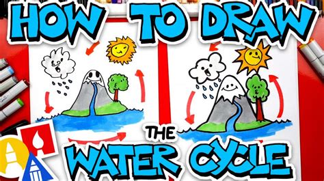 Water cycle is one of the most interesting environmental cycles to learn about. How To Draw Archives - Art For Kids Hub