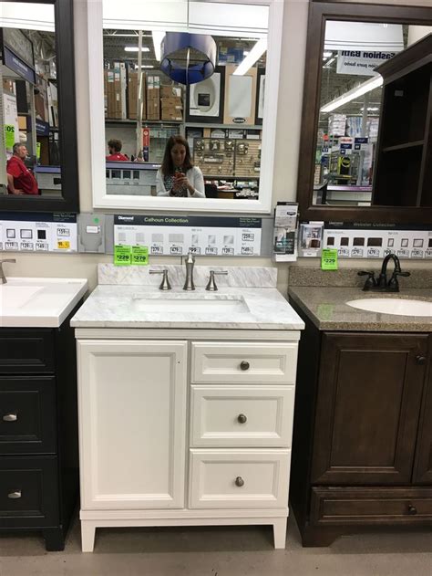We can custom order cultured marble tops to the exact size that you need. Lowe's bathroom cabinet, 30 and 36 in available. Vanity ...
