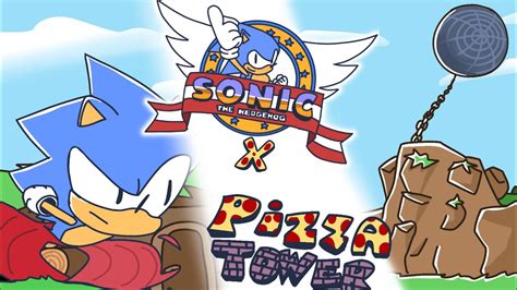 Pizza Tower Opening But Sonic The Hedgehog Youtube