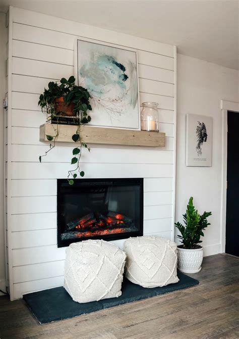 A river rock fireplace is the best makeover that you can give your fireplace and home, to. Pin on Shiplap fireplace