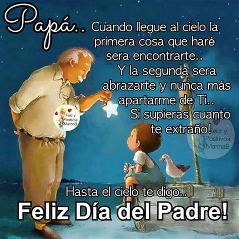 Hasta el cielo feliz día del padre. Mensaje para mi papá en el cielo en el día del padre ...