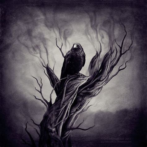 Raven By Ravengrey Raven And Wolf Quoth The Raven Crow Art Raven Art
