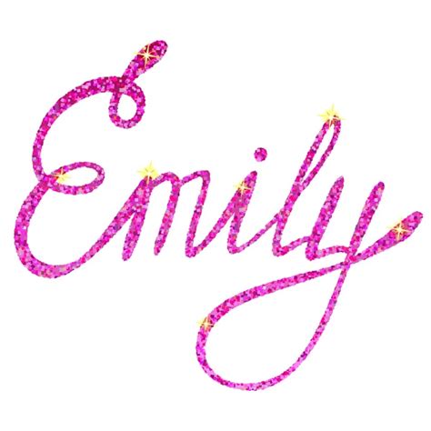 Nombre De Emily Letras Mallas — Archivo Imágenes Vectoriales
