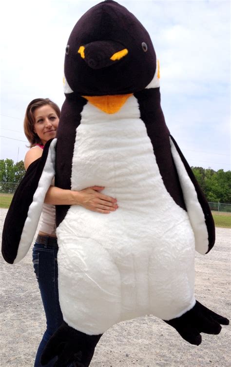 American Made Giant 5 Foot Stuffed Penguin Huge Soft Oversized Plush