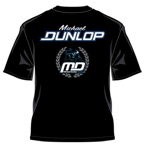 Michael Dunlop Black T Shirt Michael Dunlop Md Racing To The Front