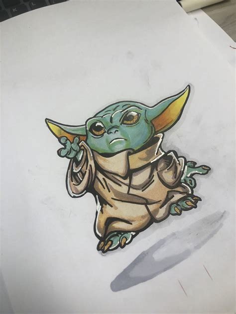 Baby Yoda | Graffiti spray can, Graffiti, Animal tattoo