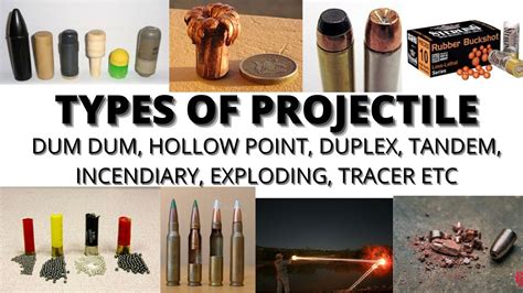 Types Of Projectile Forensic Ballistics Types Of Bullet And Pellets
