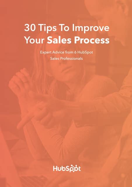 30 Tips To Improve Your Sales Process Pdf