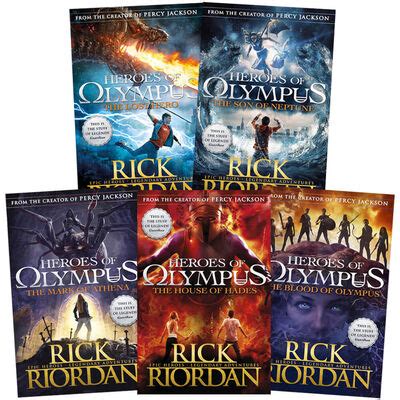 Heroes Of Olympus Complete Series Box Set 5 Books Bookstation