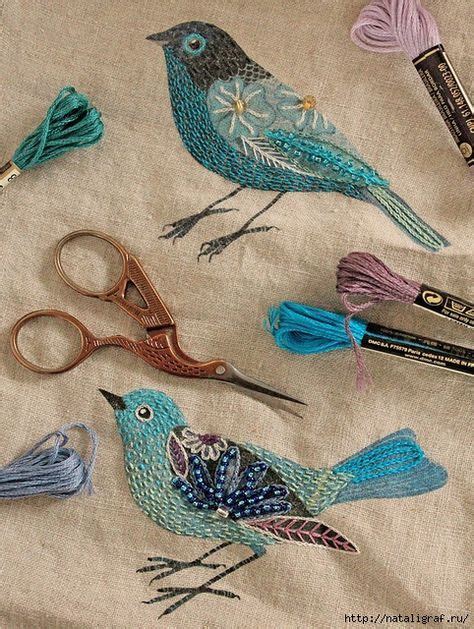 Embroidery Bead Bird 46 New Ideas In 2020 Embroidery Inspiration Bird Embroidery Hand Embroidery