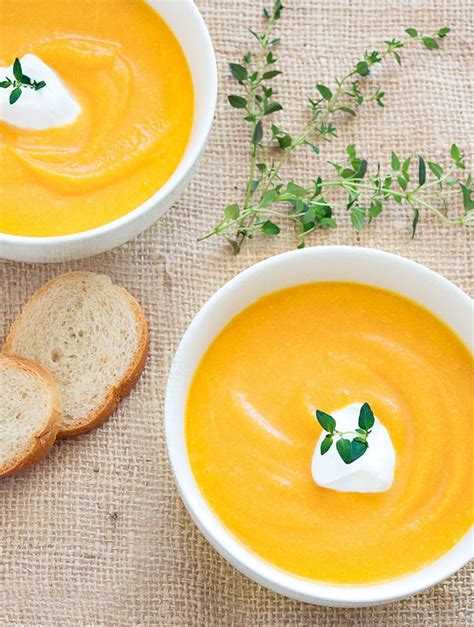 Recipe courtesy of alton brown. Roasted Butternut Squash Soup- As Easy As Apple Pie