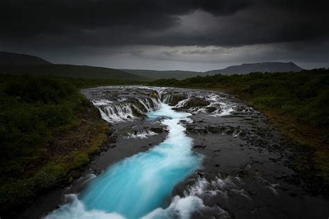 Turquoise River Iceland Landscape Photography Aerial Photo