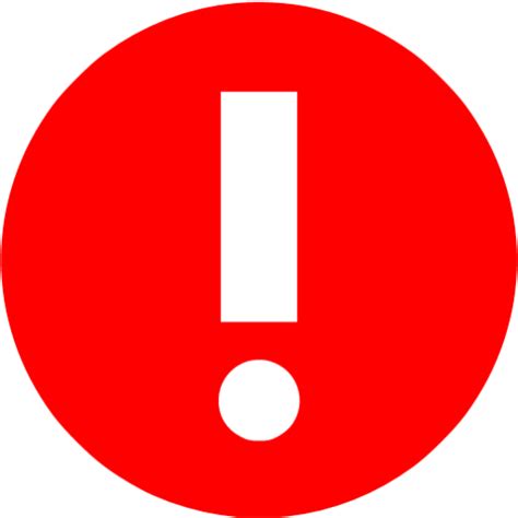 Transparent Background Warning Icon Png