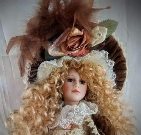 Vintage 20 Inch Bradley Doll Danielle Porcelain Period Doll Etsy