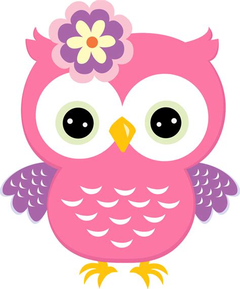 Pink Owl With Flower Images Hibou Pinterest Flowers Pink Owl And