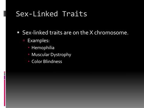 ppt sex linked traits powerpoint presentation free download id 1986457