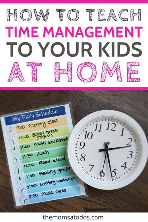 How To Teach Time Management For Elementary Students