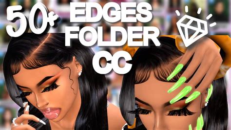 50 Edgesbaby Hairs Cc Folder Download Urban Cc The Sims 4 Youtube