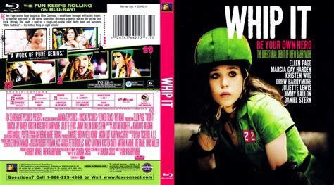 Whip It Movie Blu Ray Scanned Covers Whip It English Bluray F