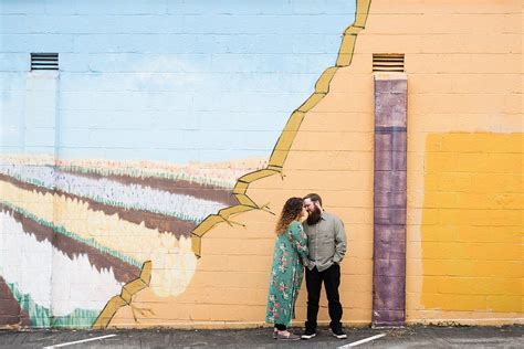 A Downtown Nashville Mural Art Engagement Session Ivory