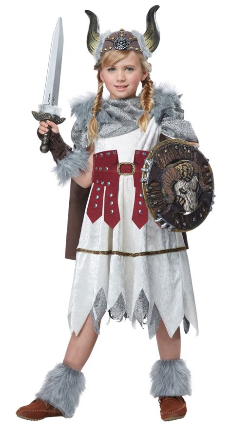 Size Medium 00532 Nordic Valorous Vikings Girl Game Of Thrones Child