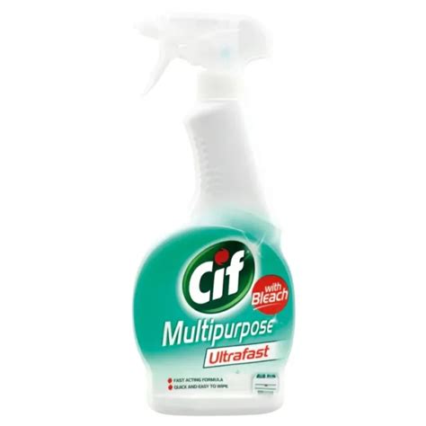 Cif Ultrafast Multi Purpose Disinfectant Spray With Bleach 450 Ml