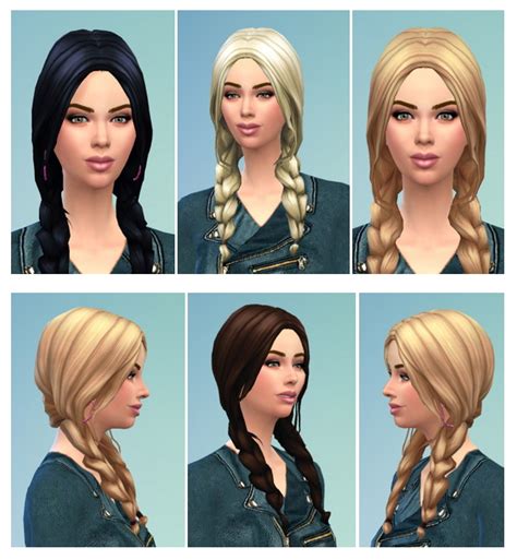 Braids For Her And Him At Birksches Sims Blog Sims 4 Updates