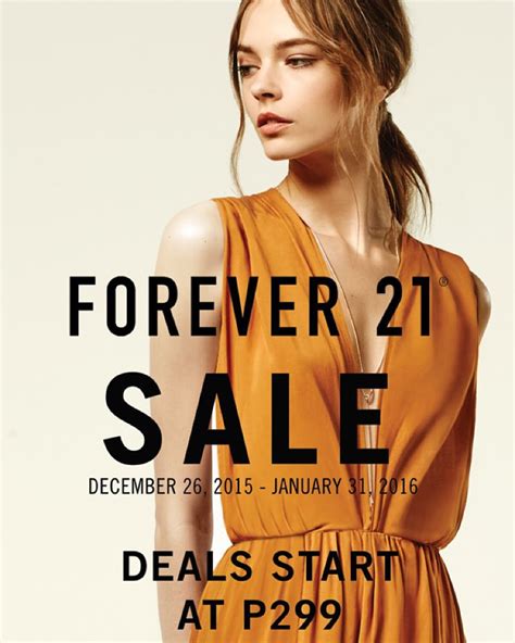 You do not have to stand out with expensive fashion as forever 21 in malaysia offers affordable clothing designs for every charismatic youth out there. Forever 21 End of Season Sale - January 31, 2016 | Manila ...