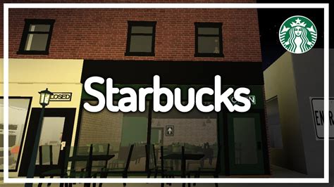 Welcome To Bloxburg Starbucks Mini Street Part 1 Youtube