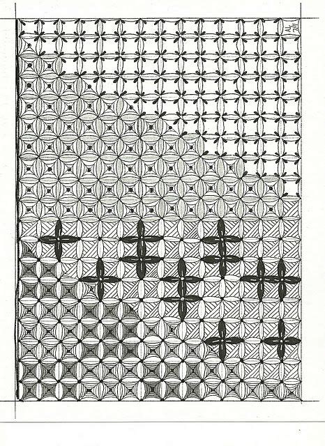 Bales Variations Zentangles Zentangle Tutorial Graph Paper Art