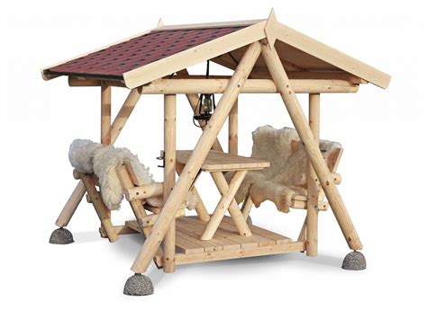 Hollywood schaukel holz sitzgruppen banke mobel fur garten. Grillschaukel Gartenschaukel Pavillon Massiv | FINNWERK