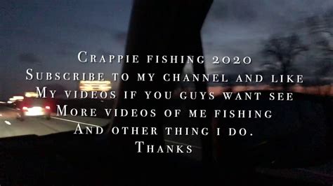 Spring Crappie Fishing 2020 Mn Youtube