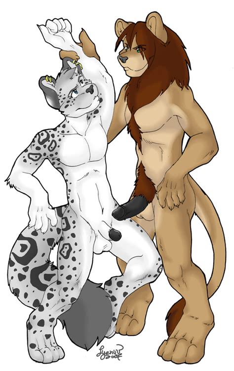 Rule 34 Anthro Feline Fur Furry Furry Only Gay Leopard Lion Lyenuv Male Mane Nude Piercing