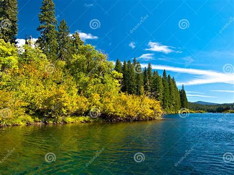 Mountain Lake In Forest Stock Photo Image Of Landscape 18176138