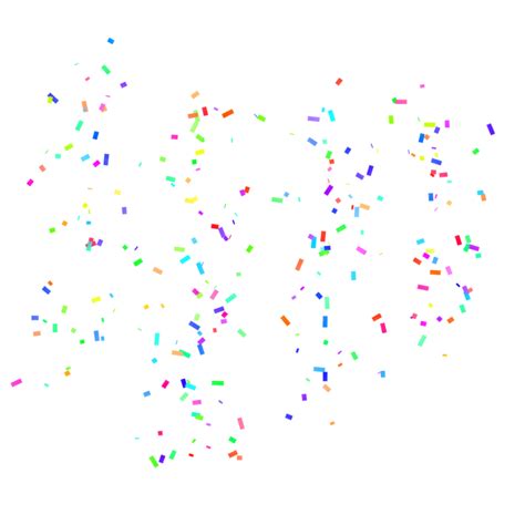 3.1 in, 4 in an Confetti PNG