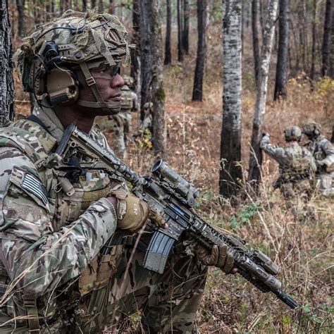 Us Army Ranger From The 75th Ranger Regiment During A Training