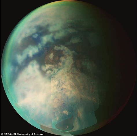 Summer On Titan Cassini Image Reveals Huge Rainstorm Covering 46000
