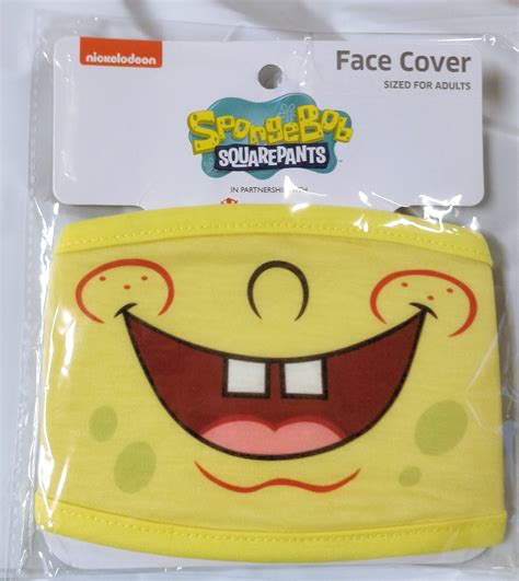 Spongebob Squarepants Face Mask 3 Pack