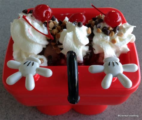 They can't get the original disney kitchen sink, but they can enjoy an ice. NEW! Mickey Kitchen Sink Sundae (AKA The Mickey Pants ...