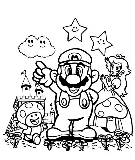 Desenho Do Super Mario Para Colorir Desenhos Para Desenhar