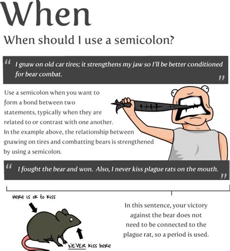 Proper Use Of Semicolon