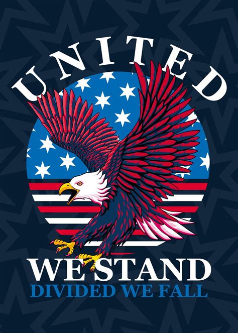 United We Stand Poster By Tmbtm Displate